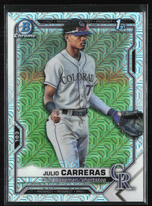 Julio Carreras 1st Bowman Mojo