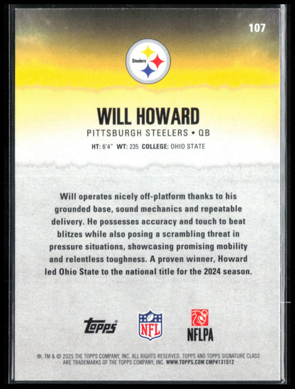 Will Howard RC