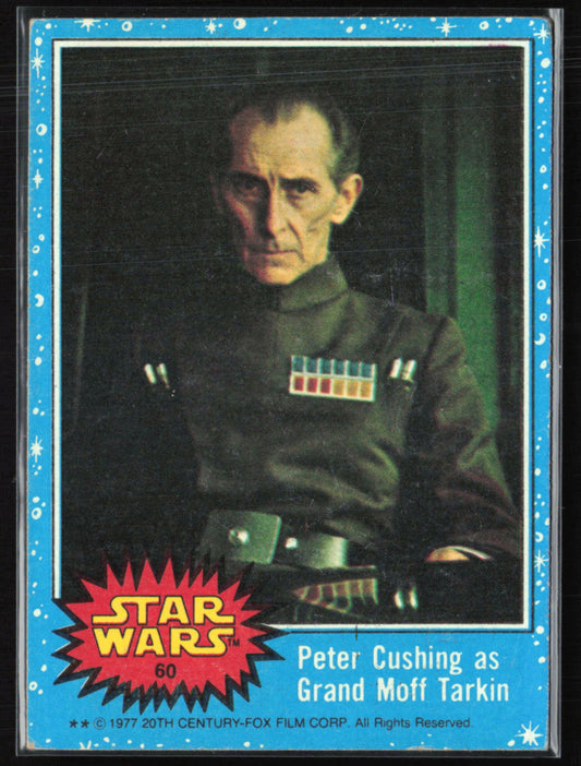 Peter Cushing as Grand Moff Tarkin 1977 Topps Star Wars
