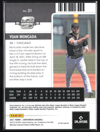 Yoan Moncada Red Wave