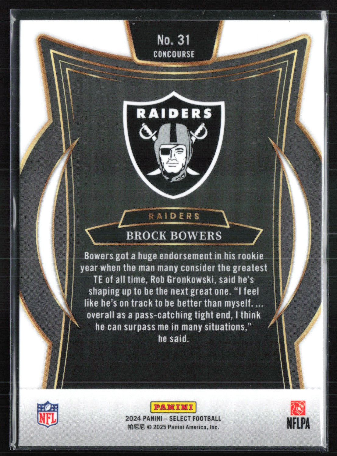 Brock Bowers RC Concourse