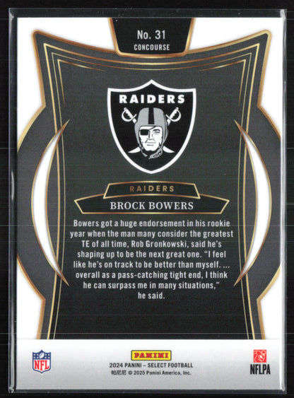 Brock Bowers RC Concourse