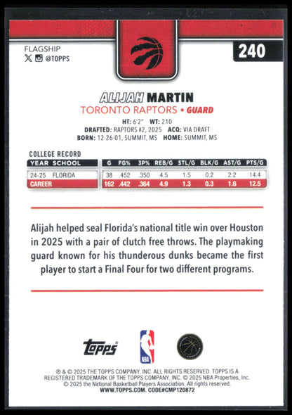 Alijah Martin RC Refractor