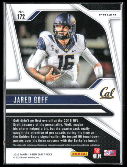 Jared Goff Yellow Ice