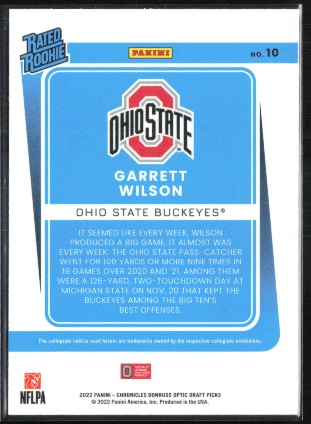 Garrett Wilson RC Rated Rookie