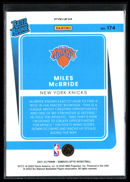 Miles McBride RC Holo
