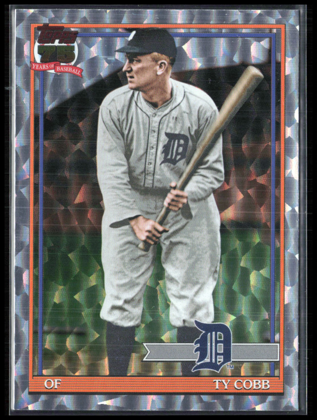 Ty Cobb Crackle Foil