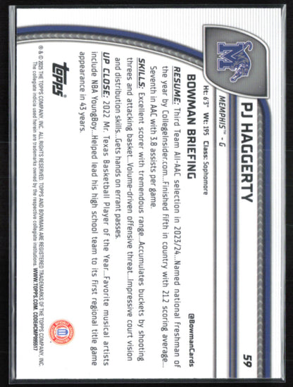 PJ Haggerty 1st Bowman X-Fractor