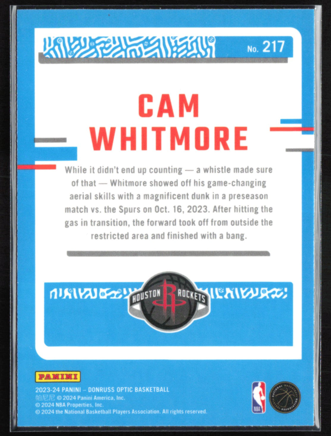 Cam Whitmore RC
