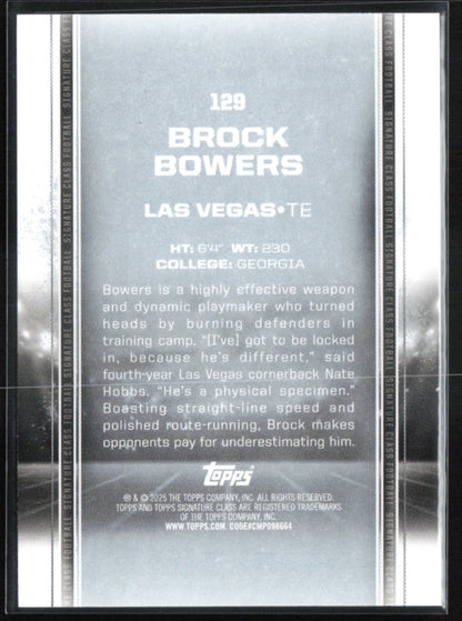 Brock Bowers RC