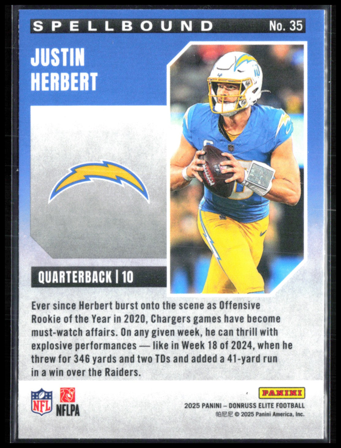 Justin Herbert Spellbound E