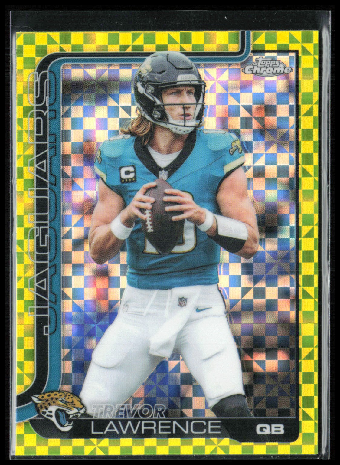 Trevor Lawrence Lime Green X-Fractor