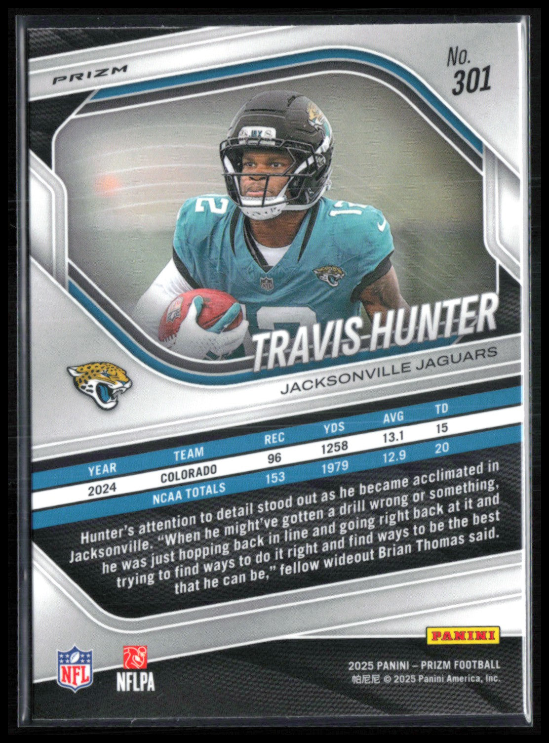 Travis Hunter RC Lazer