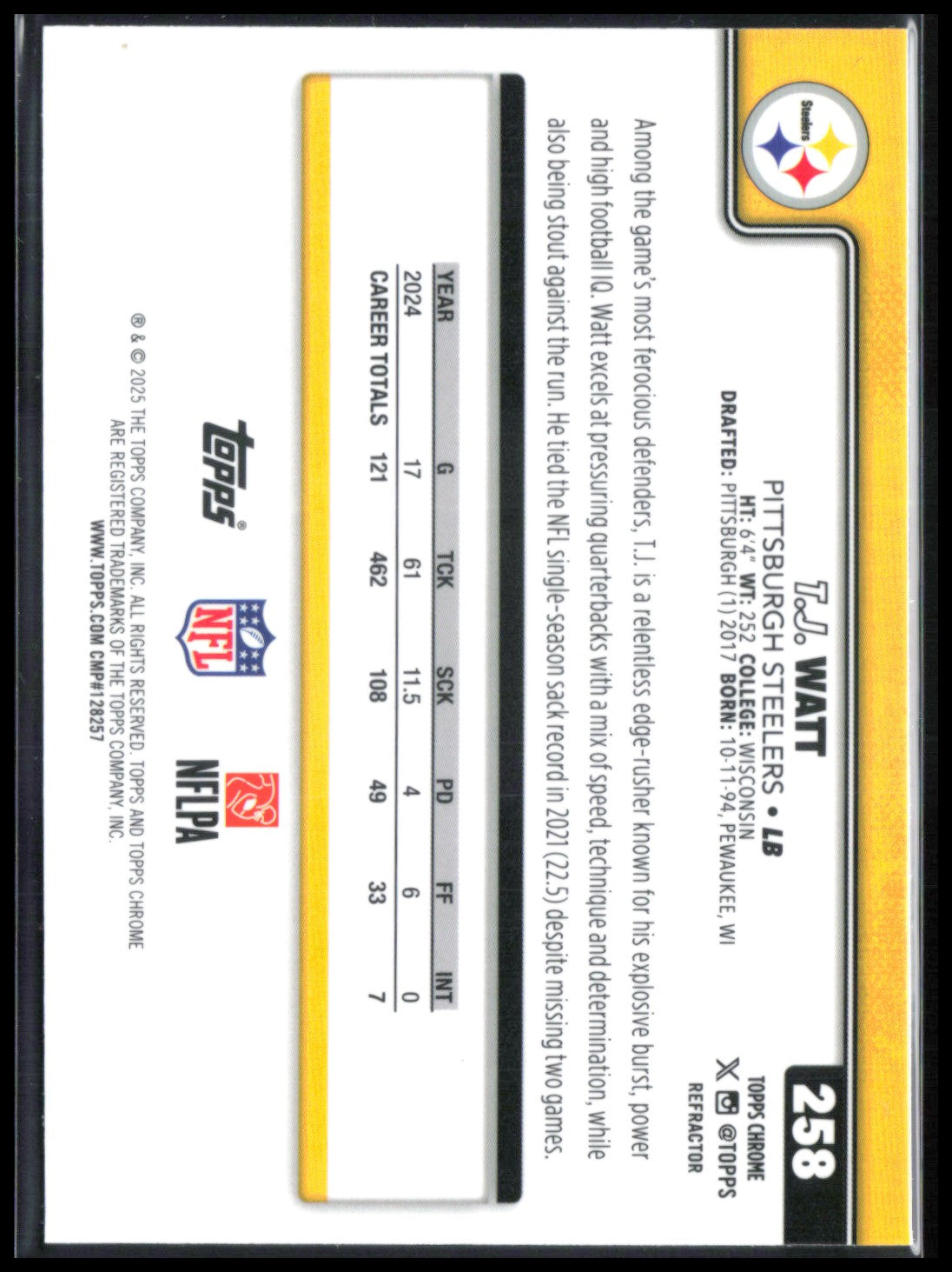 T.J. Watt Refractor