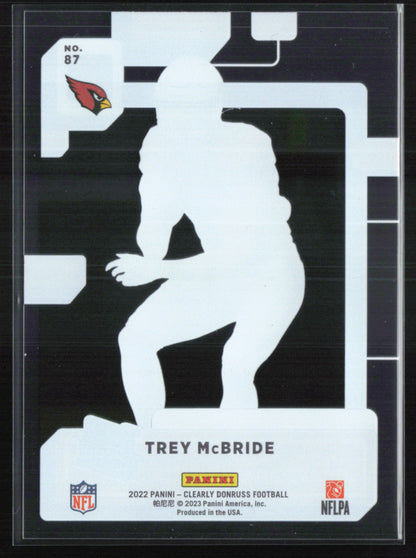 Trey McBride RC Clearly Donruss