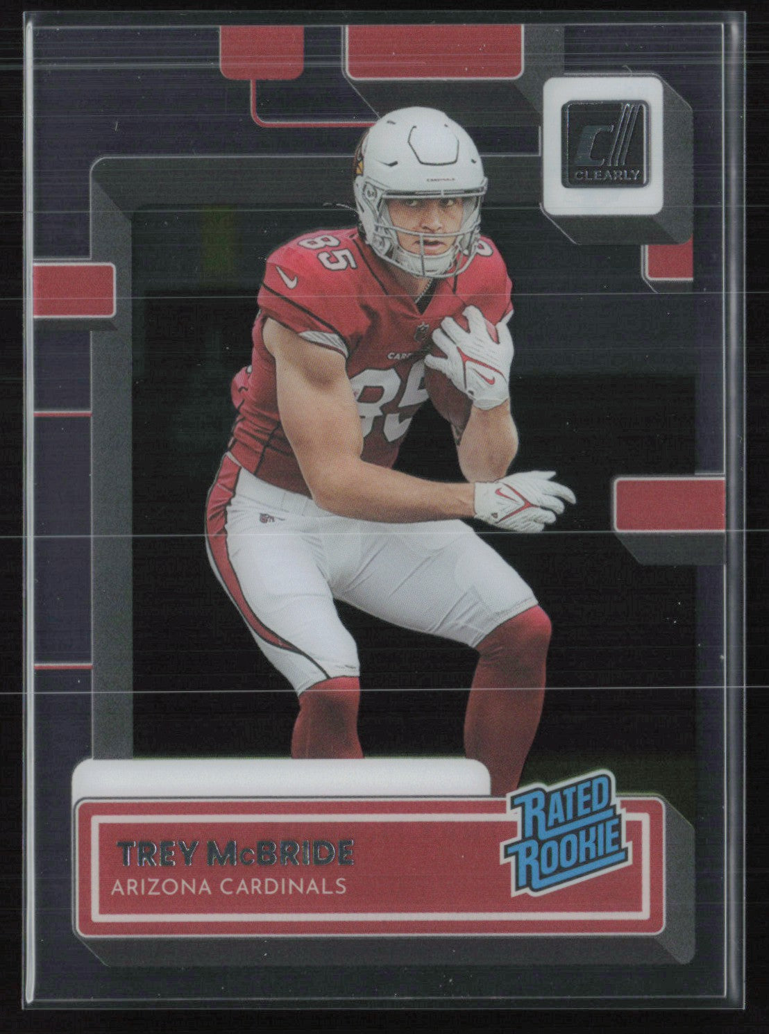 Trey McBride RC Clearly Donruss
