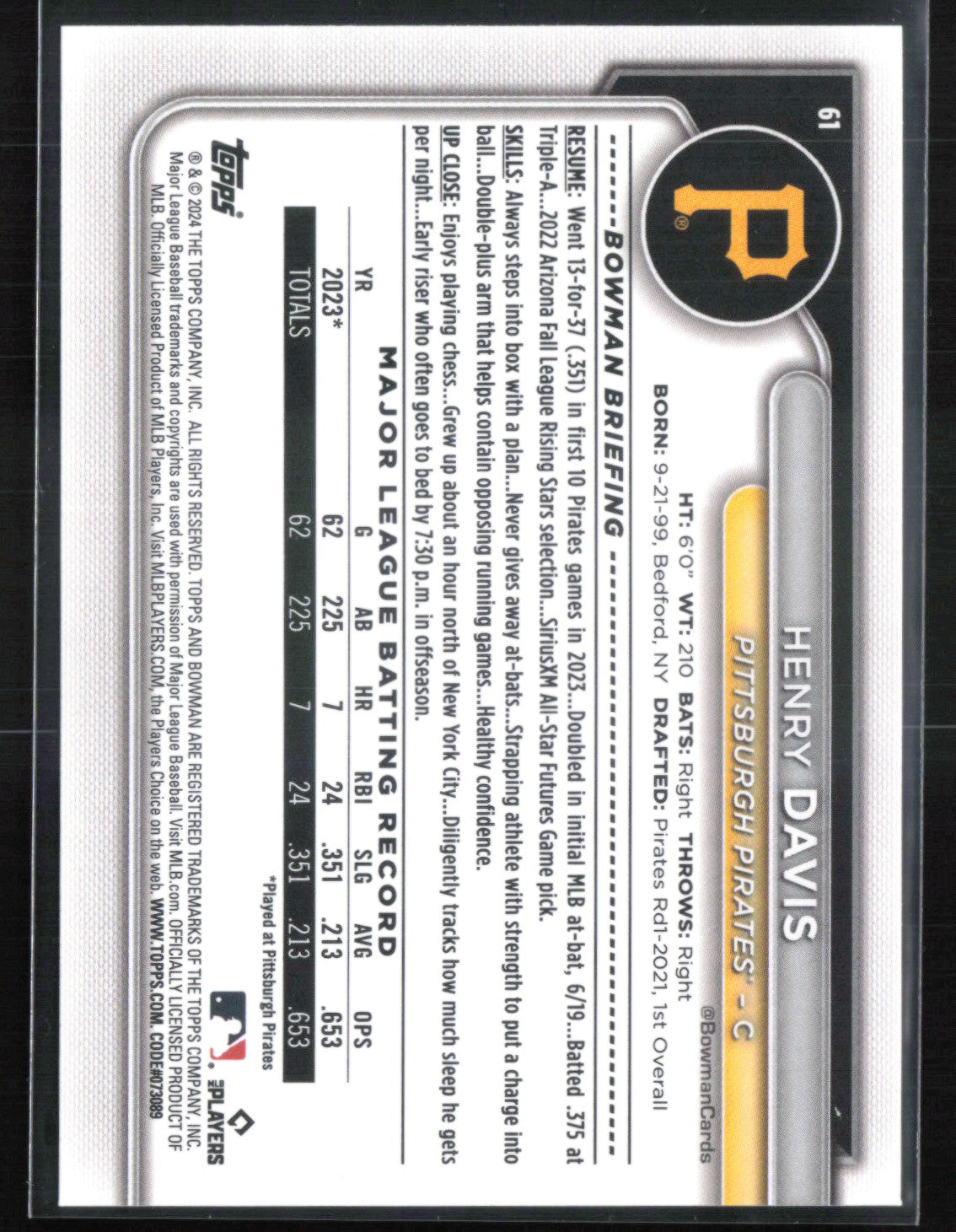 Henry Davis RC
