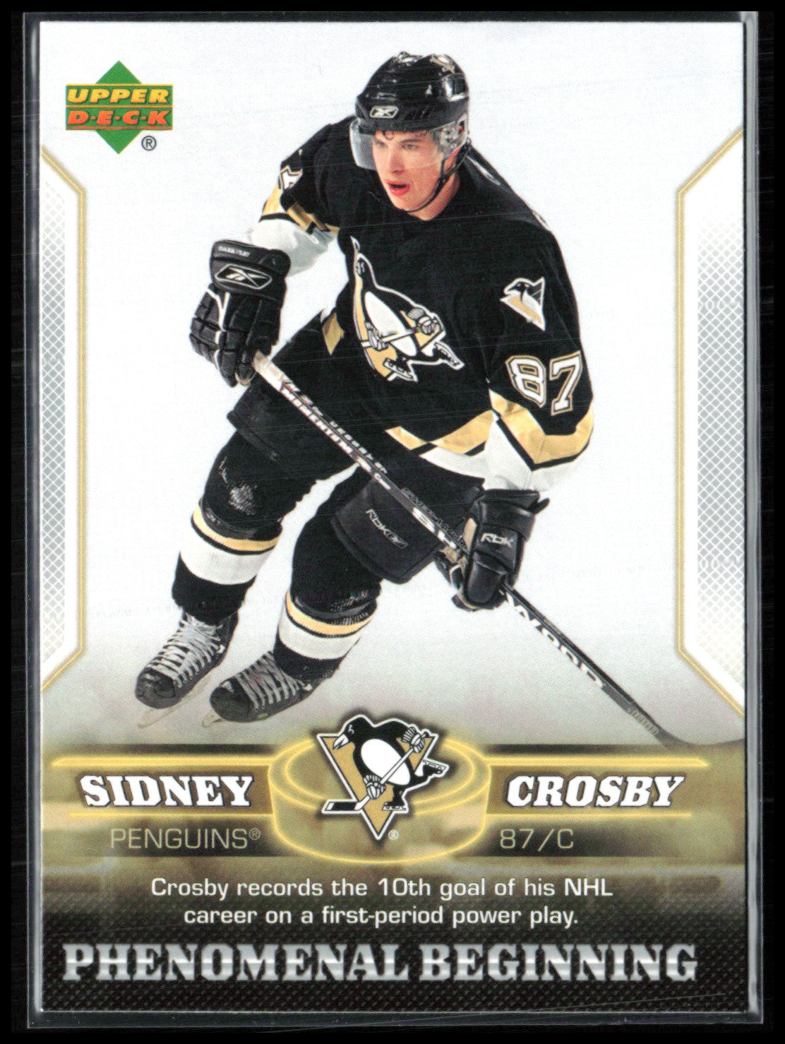 Sidney Crosby Phenomenal Beginning 2005 UD