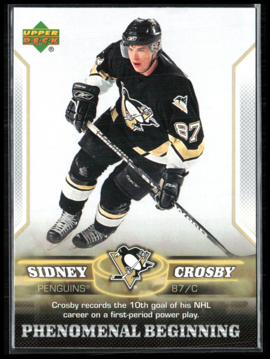 Sidney Crosby Phenomenal Beginning 2005 UD