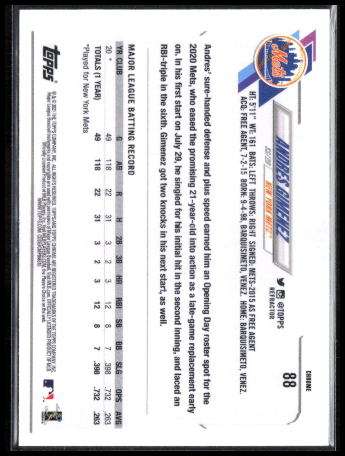 Andres Gimenez RC Refractor
