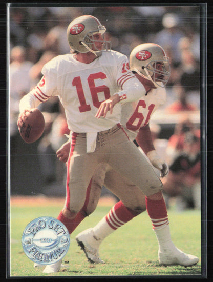 Joe Montana 1991 Pro Set Platinum