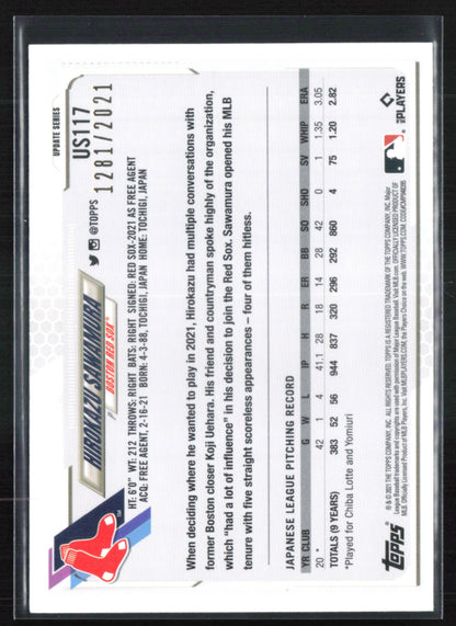 Hirokazu Sawamura RC /2021