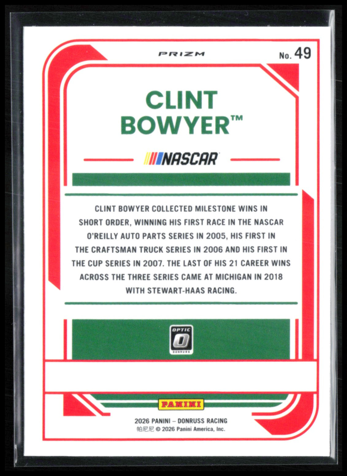 Clint Bowyer Orange Velocity