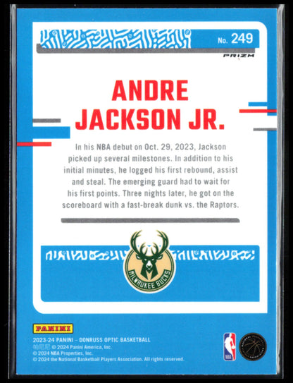 Andre Jackson Jr. RC Purple
