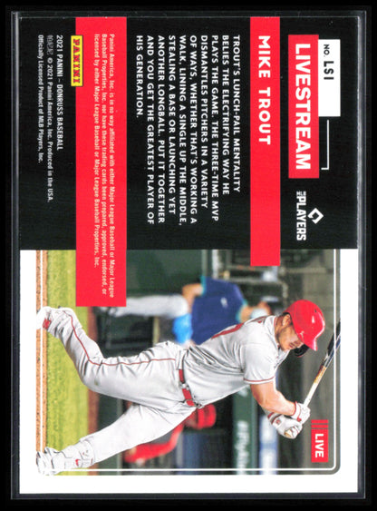 Mike Trout Livestream Vector