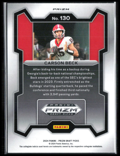 Carson Beck Rated Prospect Red Ice