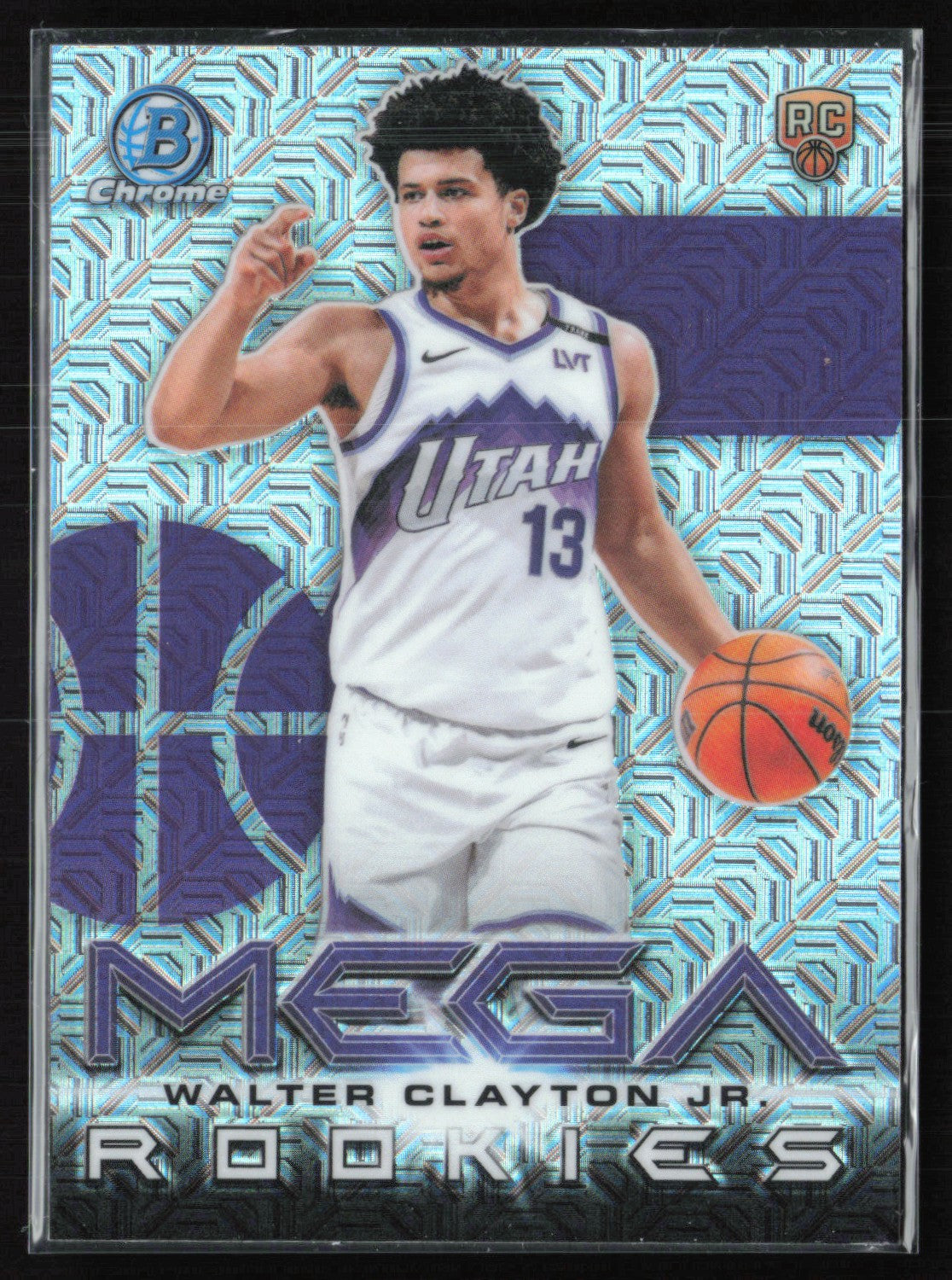 Walter Clayton Jr RC Mojo Mega Rookies