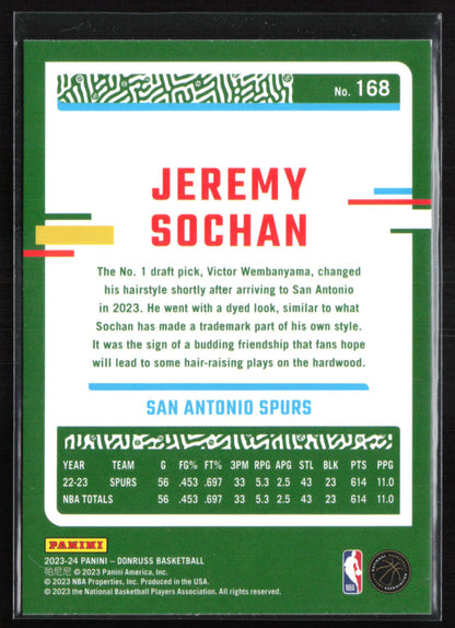Jeremy Sochan Red