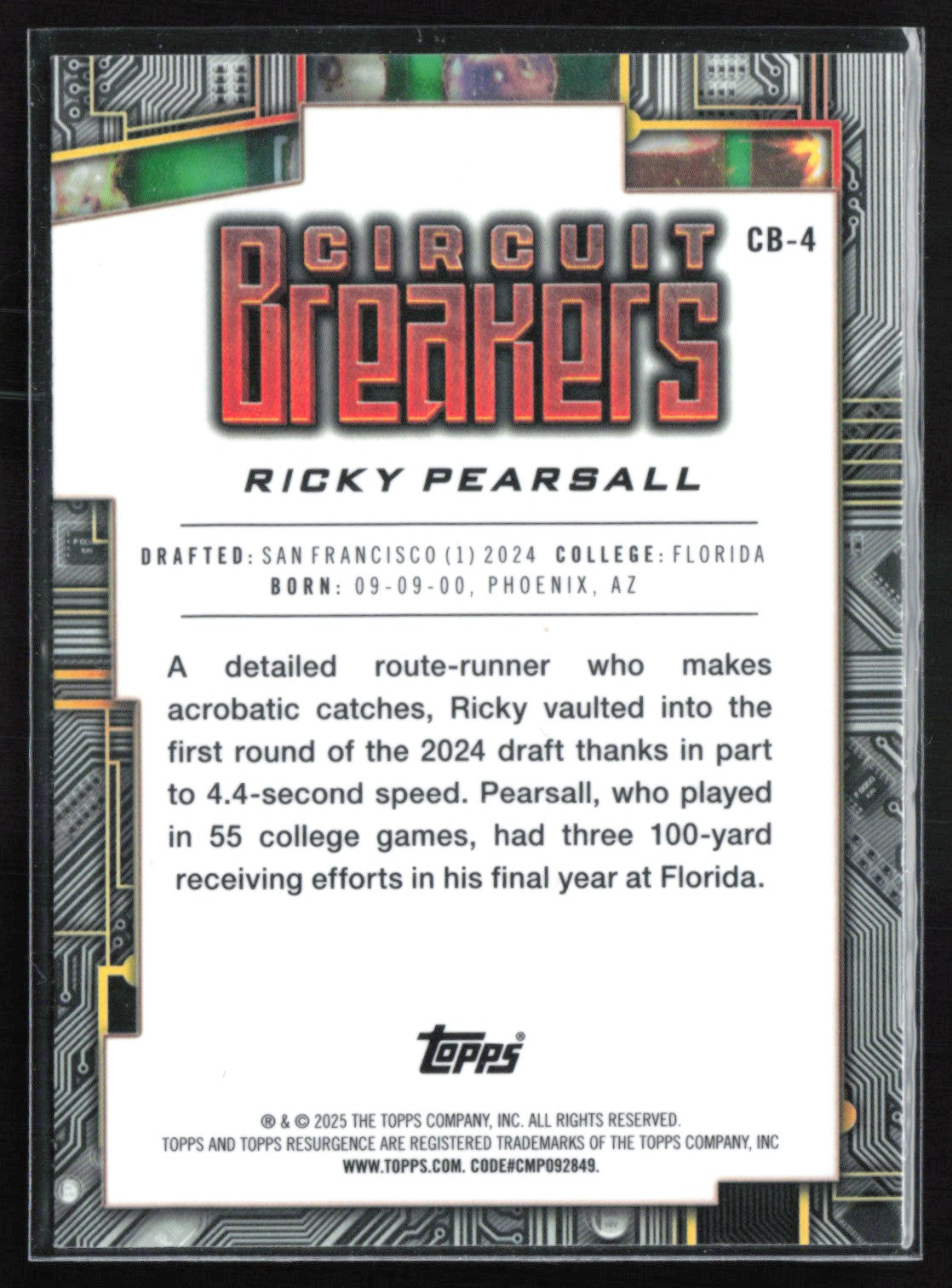 Ricky Pearsall RC
