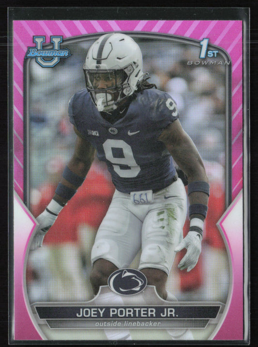 Joey Porter Jr. 1st Bowman Pink