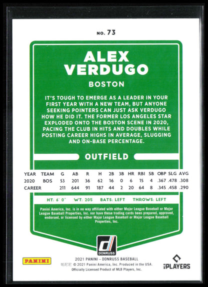 Alex Verdugo Red White /2021