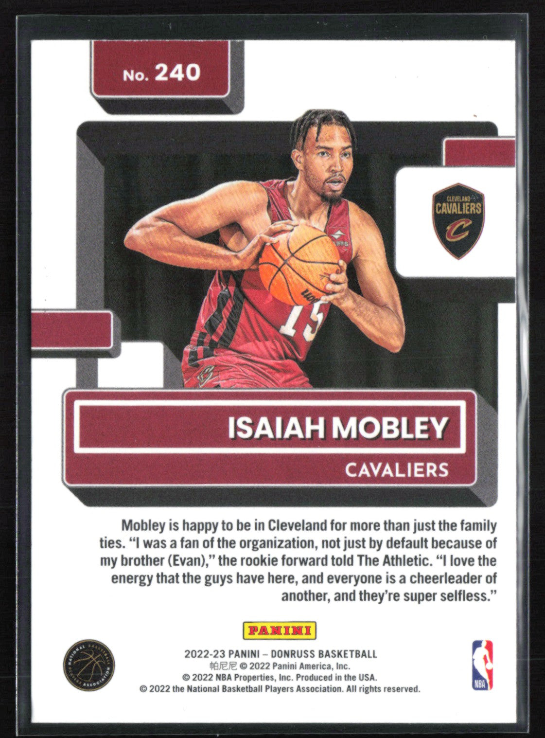 Isaiah Mobley RC Green Laser