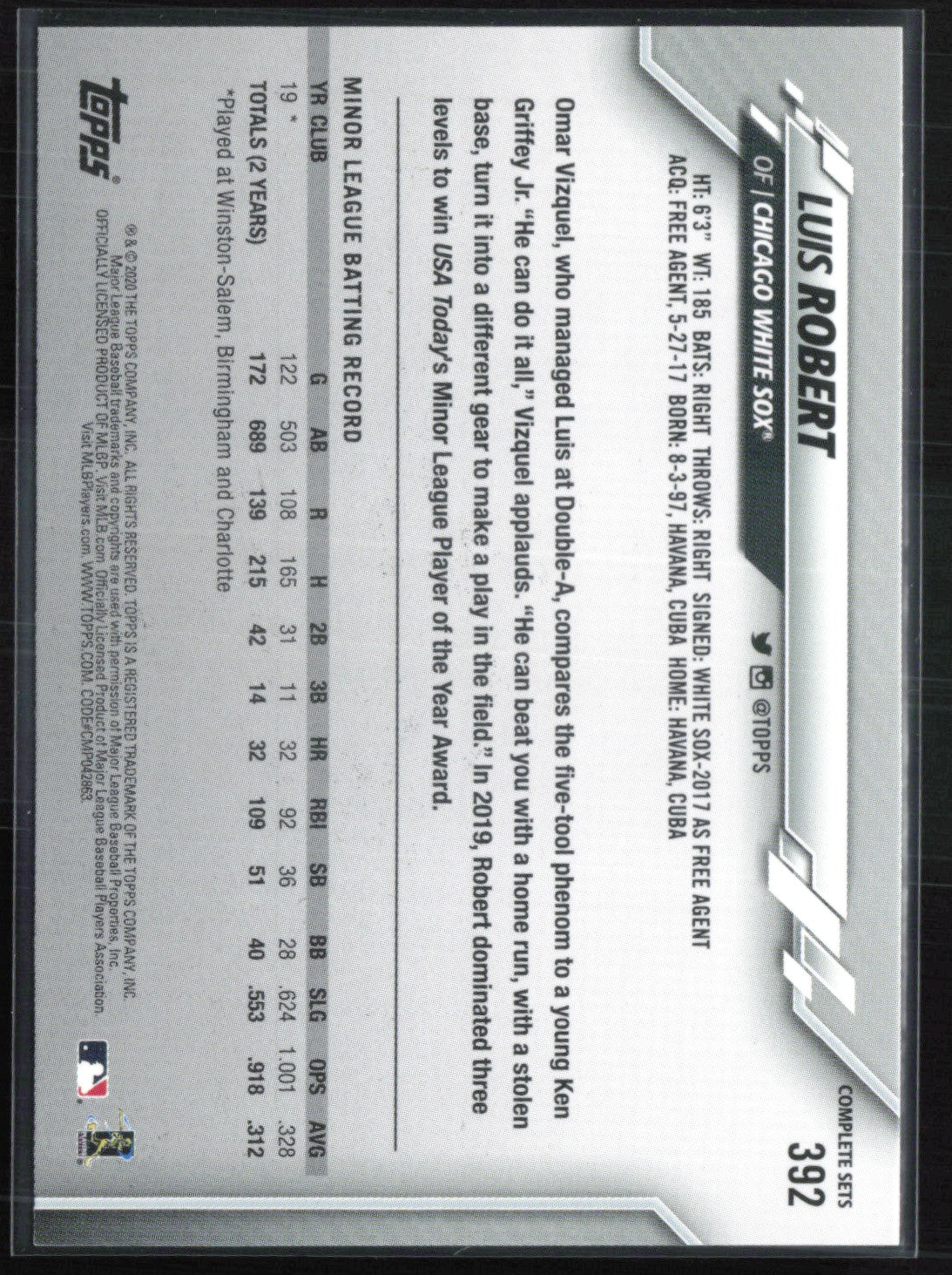 Luis Robert RC