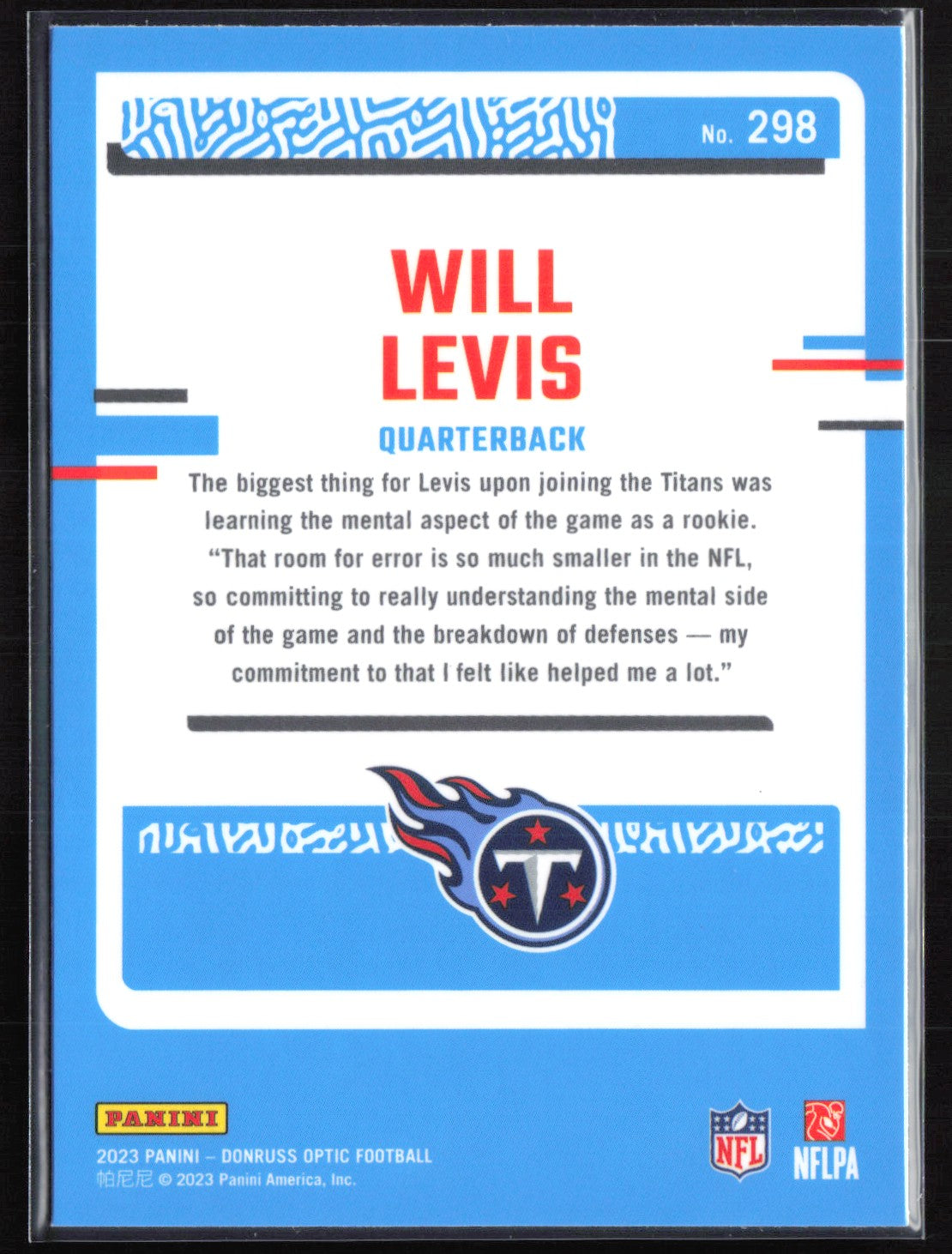 Will Levis RC