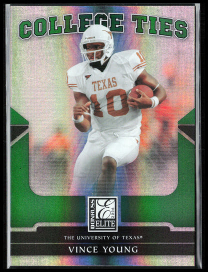 Vince Young College Ties /1000 Green 2006 Donruss Playoff LP