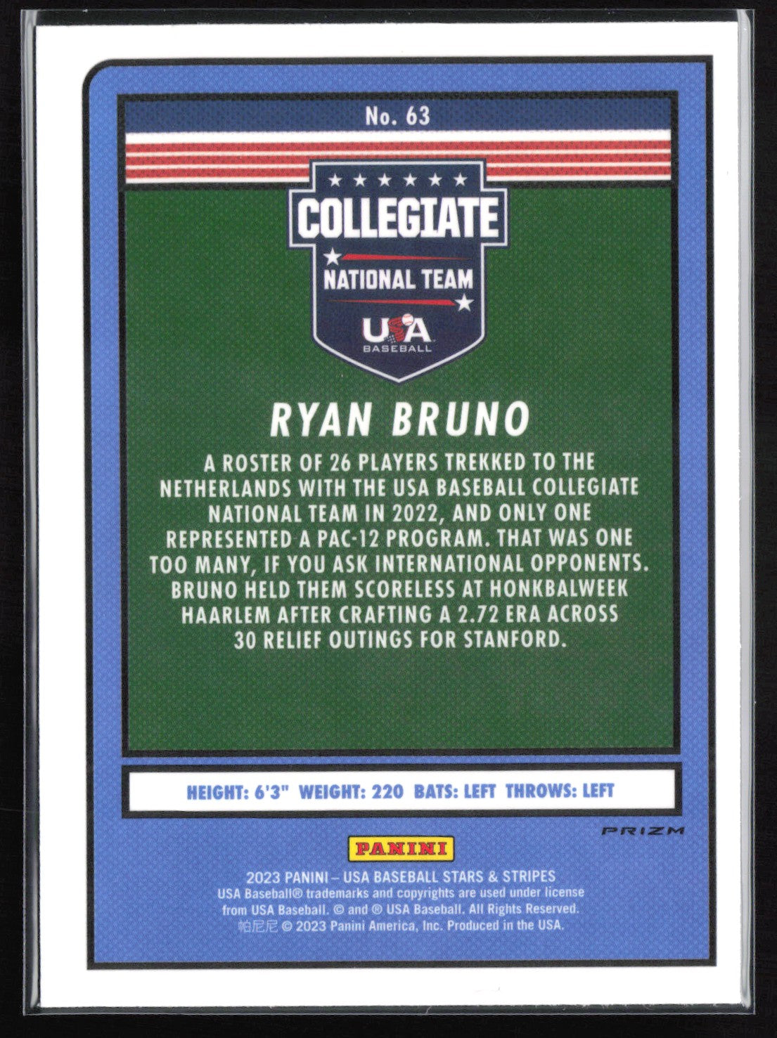 Ryan Bruno Red White Stripe
