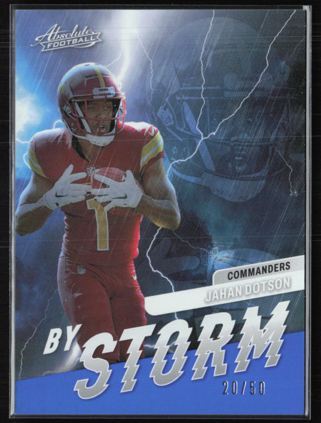 Jahan Dotson RC Blue /50 By Storm