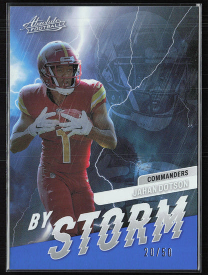 Jahan Dotson RC Blue /50 By Storm