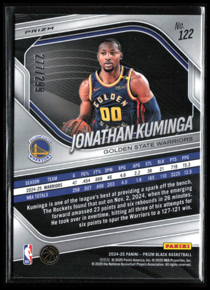 Jonathan Kuminga Red Prizm /299