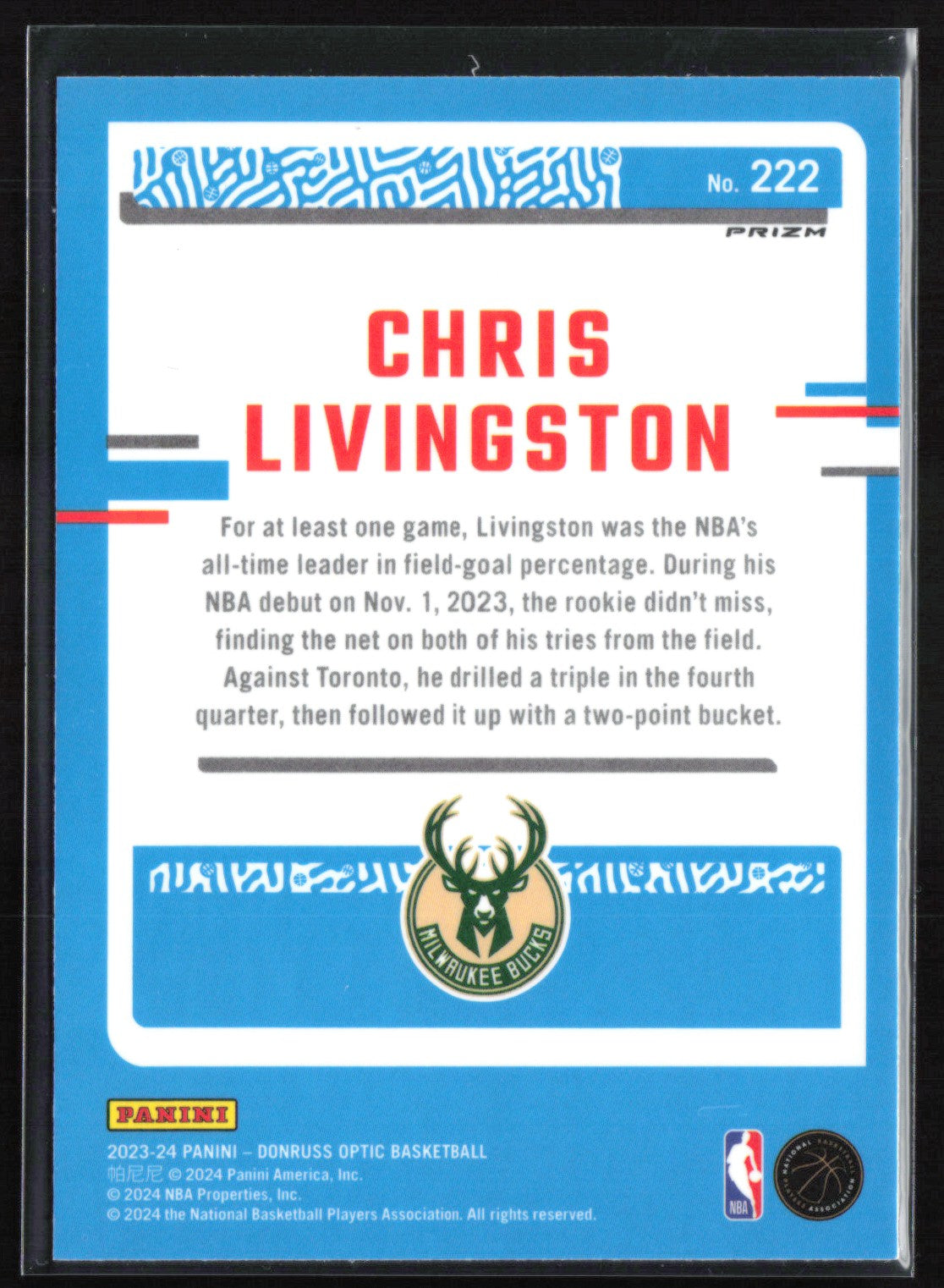 Chris Livingston RC Holo