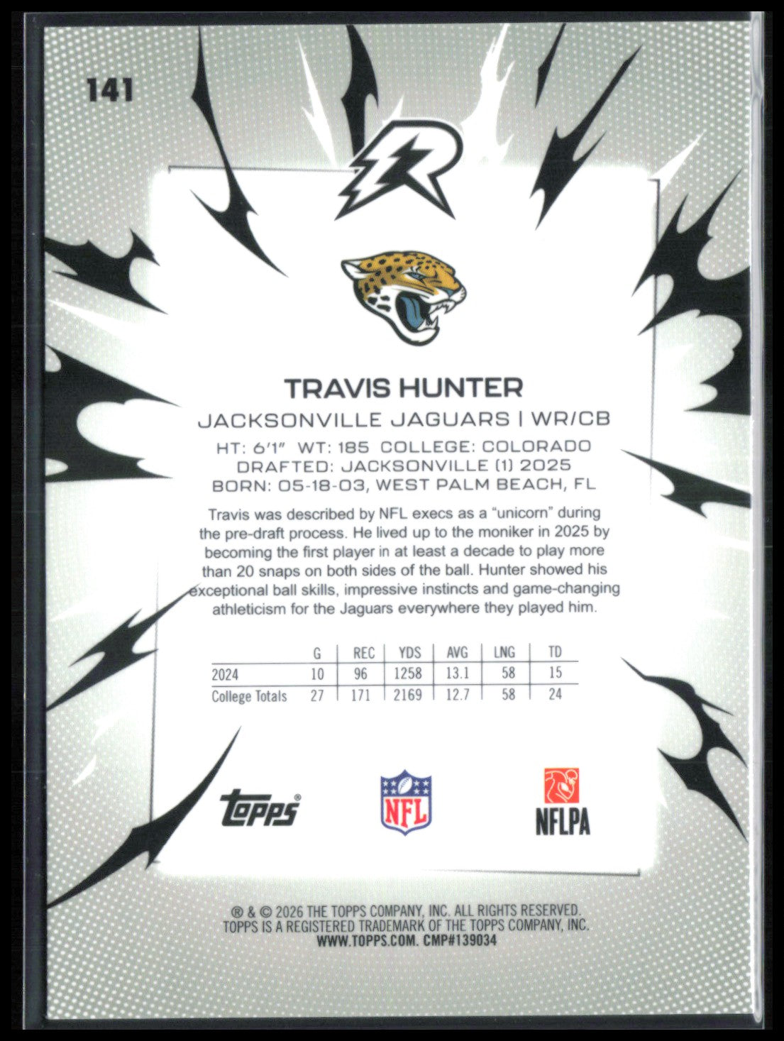 Travis Hunter RC