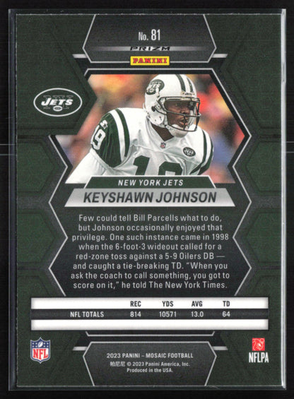 Keyshawn Johnson Green Mosaic