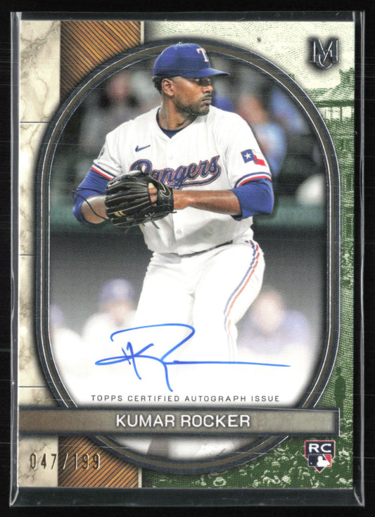Kumar Rocker RC Auto /199 2025 Topps Museum Collection