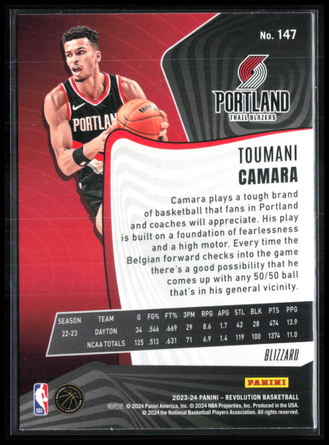 Toumani Camara RC Blizzard