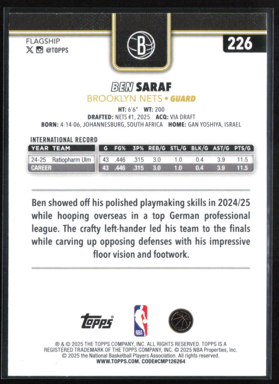 Ben Saraf RC Blackout
