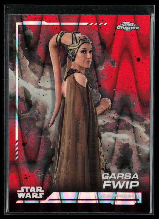 Garsa Fwip Red Raywave 2024 Topps Chrome Star Wars